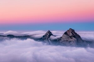 CieloRosadoconMontanas